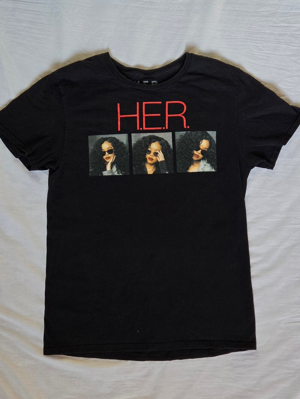 H.E.R. 2020 Tour Graphic Band Tee Black Medium